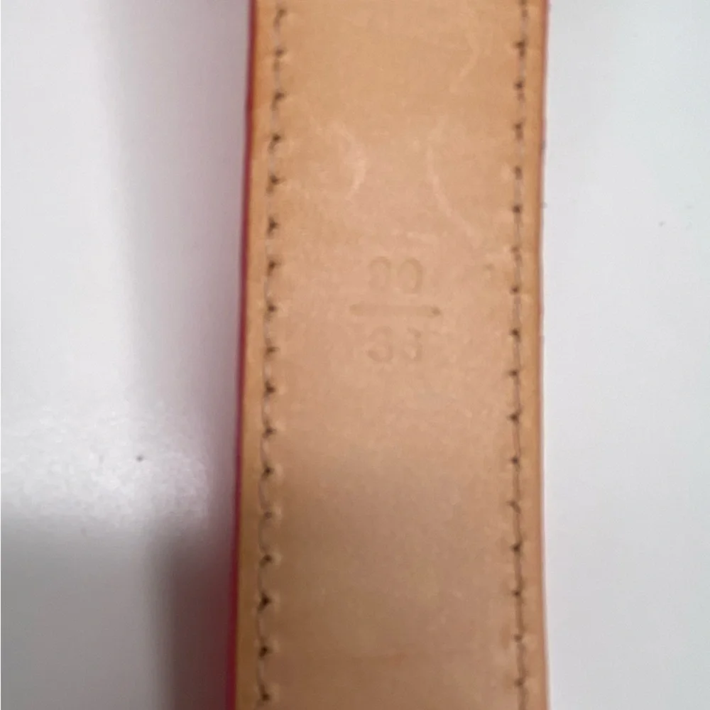 Louis Vuitton Belt Pink Patent Leather Belt